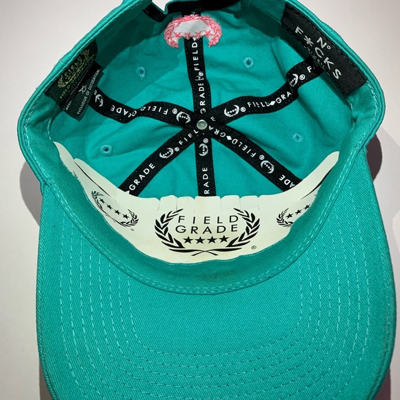 No F*CKS Given Logo By Field Grade Strapback Cap - Picture 5 of 8